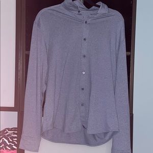 Untuck it collared shirt, 94% polyester